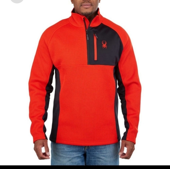 Spyder Other - Spyder Men’s Gait Half Zip Jacket red nwt